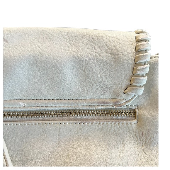BIG BUDDHA | cream crossbody fringe bag - Picture 5 of 6